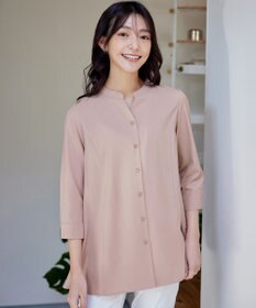 Tiaclasse L 【洗える】バックタックフレアチュニック