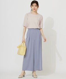 ANY SIS 【接触冷感・UVカット・洗える】ハイストレッチスムースタックスリーブ カットソー