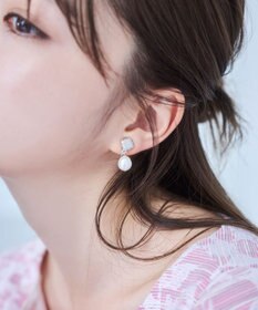 TOCCA CLOVER & PEARL EARRINGS 淡水バロックパールイヤリング