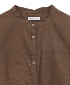 CRAFT STANDARD BOUTIQUE バンドカラーロングシャツチュニッ
