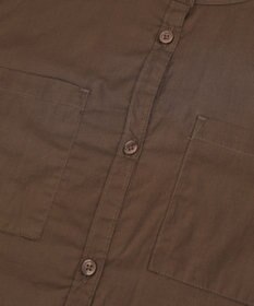 CRAFT STANDARD BOUTIQUE バンドカラーロングシャツチュニッ