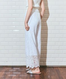 GRACE CONTINENTAL レースイージーパンツ