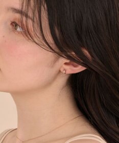 Phoebe 〈金属アレルギー対応〉リトルビーンセラミックポストピアス 小粒/ミニサイズ/小さい/定番