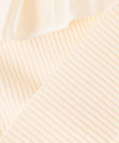 Feroux 【洗える】3way フリルニットトップス