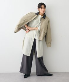 CRAFT STANDARD BOUTIQUE バンドカラーロングシャツチュニッ