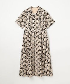 GRACE CONTINENTAL パームモチーフシャツワンピース