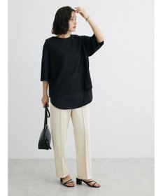 Green Parks らくスレストレートパンツ