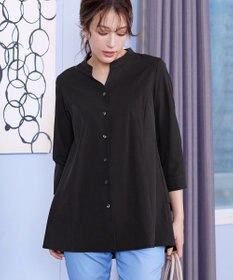 Tiaclasse L 【洗える】バックタックフレアチュニック