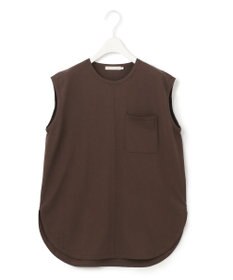 ICB L 【洗える】ガスコットンハイゲージ ノースリーブニット