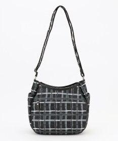 Y'SACCS ドローイングチェックショルダーバッグ