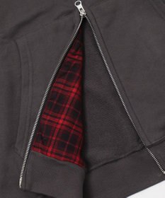 WEGO 【ユニセックス着用ITEM/MLサイズ展開】チェックZIPパーカー