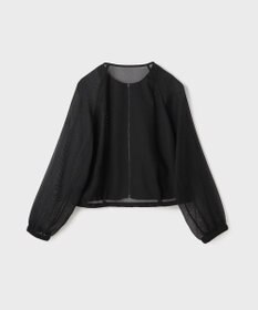 GRACE CONTINENTAL ノーカラーカラミブルゾン