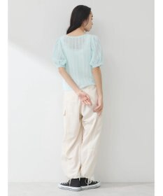 earth music&ecology コンパクトレースカーディガン