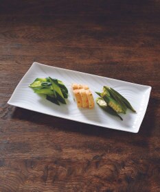 たち吉 【たち吉】白磁さらさ 焼物皿〈5枚〉 美濃焼