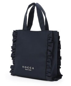 TOCCA 【美人百花掲載】【一部カラー撥水】TRIM WAVES MINITOTE ミニトートバッグ