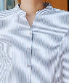 Tiaclasse L 【洗える】バックタックフレアチュニック