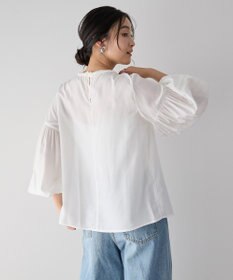 YECCA VECCA ブレードトリミングブラウス