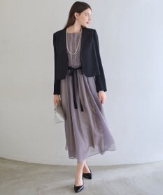 23区 【APPLAUDIR】グロッシーオーガンザ ドレス