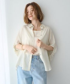YECCA VECCA ストライプ柄シャツ