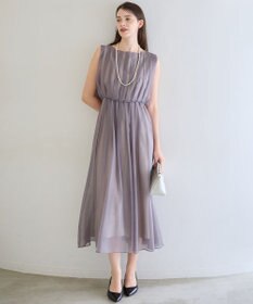 23区 【APPLAUDIR】グロッシーオーガンザ ドレス