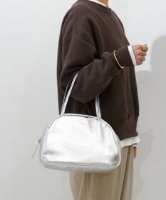 FOLNA RD ホイルレザーボストンバッグ Mサイズ