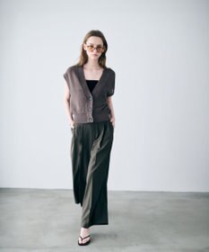 uncrave ラミーリネンニット ベスト