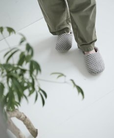 LOOM&SPOOL GRS綿毛布ルームシューズ
