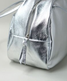 FOLNA RD ホイルレザーボストンバッグ Mサイズ