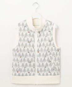 23区GOLF 【WOMEN】ストレッチモール リバーシブル ベスト 1着で2着分のお得感 温度調節に◎