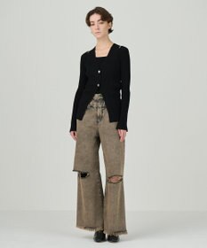 リブニットベスト / GRACE CONTINENTAL | GRACE CONTINENTAL グレース