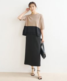 UNFILO 【新色追加】スゴ機能美ニット ハーフスリーブ