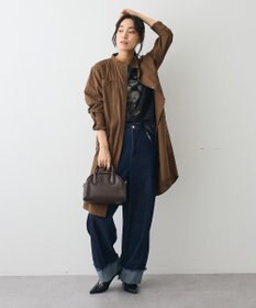 CRAFT STANDARD BOUTIQUE バンドカラーロングシャツチュニッ