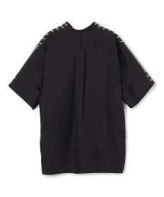 BEIGE， QUARTZ / 異素材コンビ ストライプシャツ