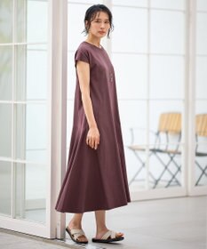 ANY 【洗濯機可】フレンチスリーブワンピース