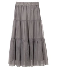 earth music&ecology ティアードチュールスカート