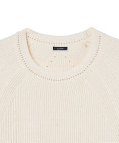 JOSEPH 【洗える】リネンブレンド　ショートスリーブニット