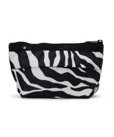 LeSportsac SMALL SLOAN COSMETIC/クリームブラックゼブラ