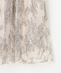 Feroux ニット×ティアードレース スカート