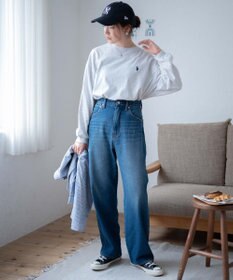 WEGO USPOLOだぼそでカラーロンT