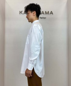KASHIYAMA バンドカラーシャツ/ディープテール