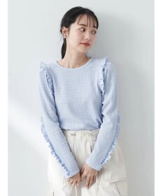 earth music&ecology シャーリングカットプルオーバー