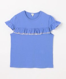 組曲 KIDS 【UVケア】【150-160㎝】フレアラッフル Tシャツ