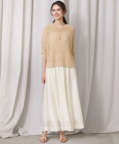 23区 【Oggi掲載/好評につき追加】メタルリングトップ ネックレス