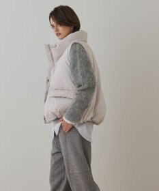 GRACE CONTINENTAL スタンドカラーダウンベスト