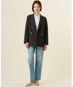 J.PRESS LADIES 【洗える】BASIC STRETCH DENIM ボーイフィット デニム