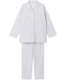 ワコール／睡眠科学 パジャマ 長袖 長ズボン 綿100%(本体) サッカー素材 レディース YDX344 睡眠科学／ワコール