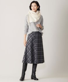 J.PRESS LADIES 【洗える】WOOL BLEND AIR ハイネック ニット