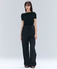 BEIGE， 【洗える】PICCOLO / パンチングドットイージーワイドパンツ