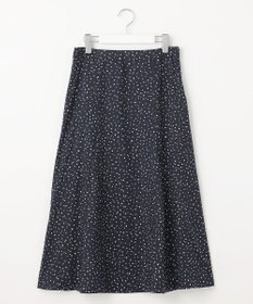 J.PRESS LADIES S 【洗える・イージーケア】スパンローンランダムドット スカート