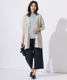 J.PRESS LADIES L 【洗える】Liberty Lilibet＆Hannah Rose スタンドカラー ブラウス